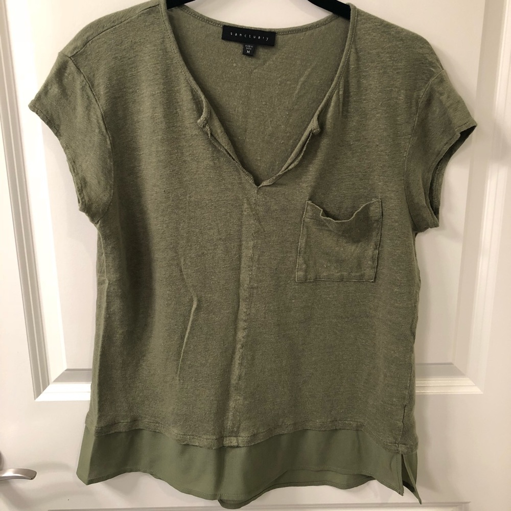 Sanctuary linen top